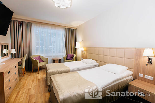 Апартаменты Double (с двуспальной кроватью) и Twin (с двумя одно