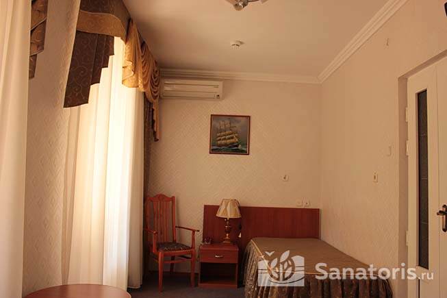 Одноместный однокомнатный улучшенный номер (Корпус 2)