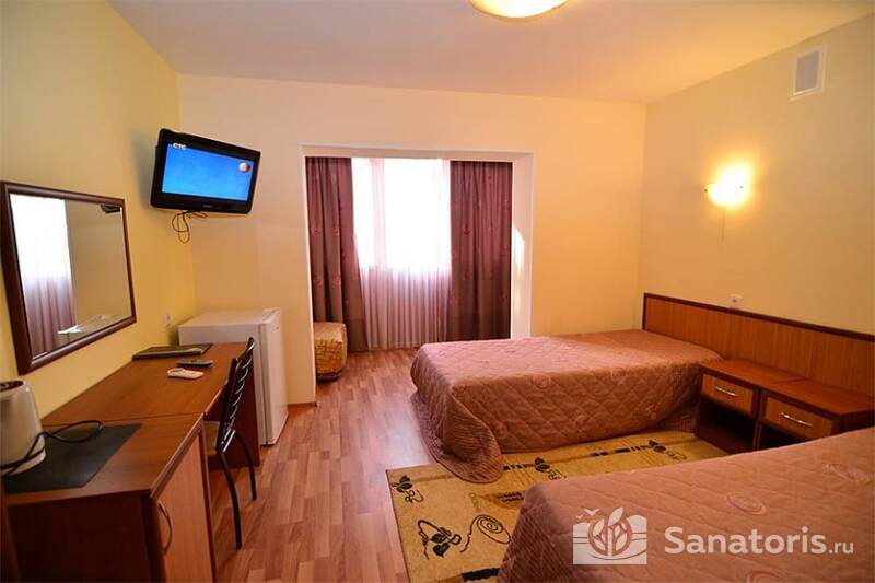 1 категория. 2-местный номер с закрытой лоджией (Корпус 2)