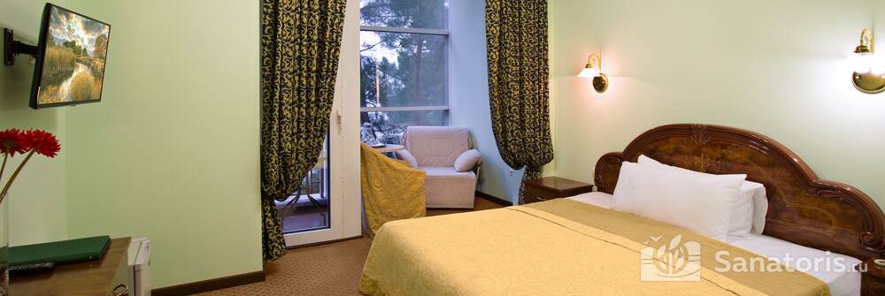 Двухместный стандарт с видом на горы корпус Салют