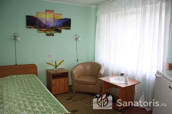 Одноместный номер 1-й категории Повышенной комфортности	