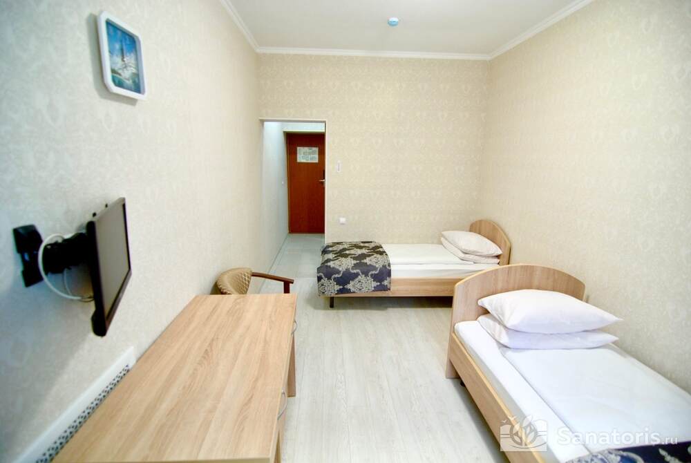 Однокомнатный стандартный двухместный номер (14 кв.м) Рубин