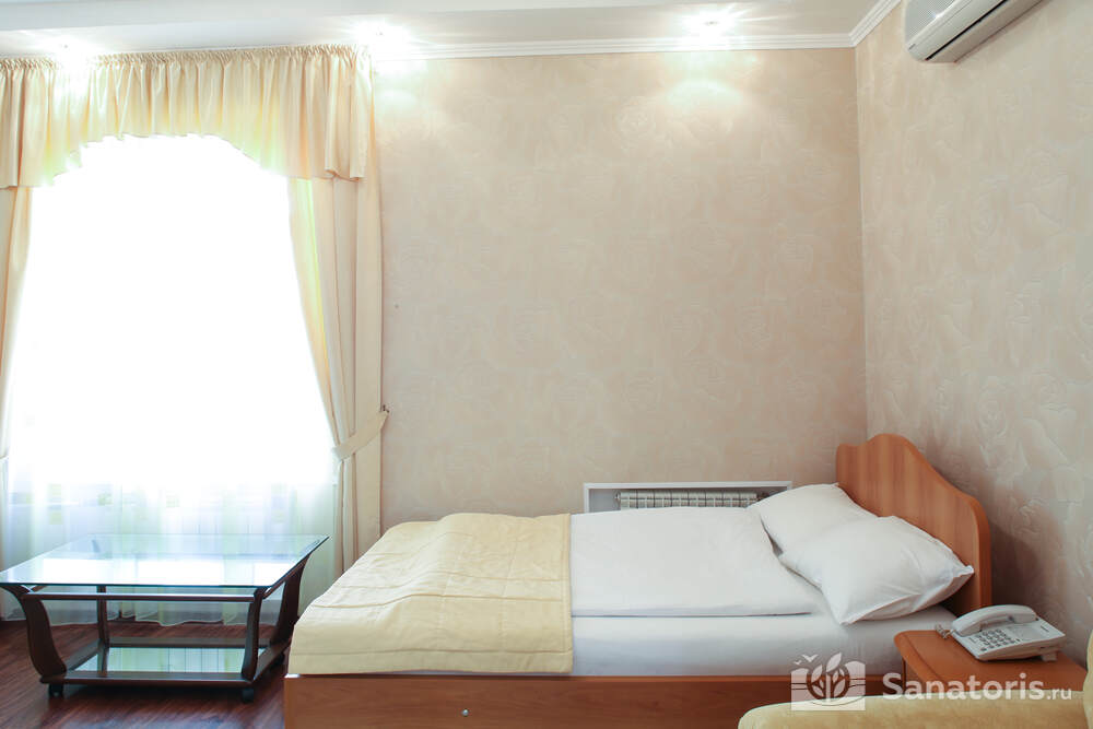 Однокомнатный стандартный одноместный номер (14 кв.м) Яшма