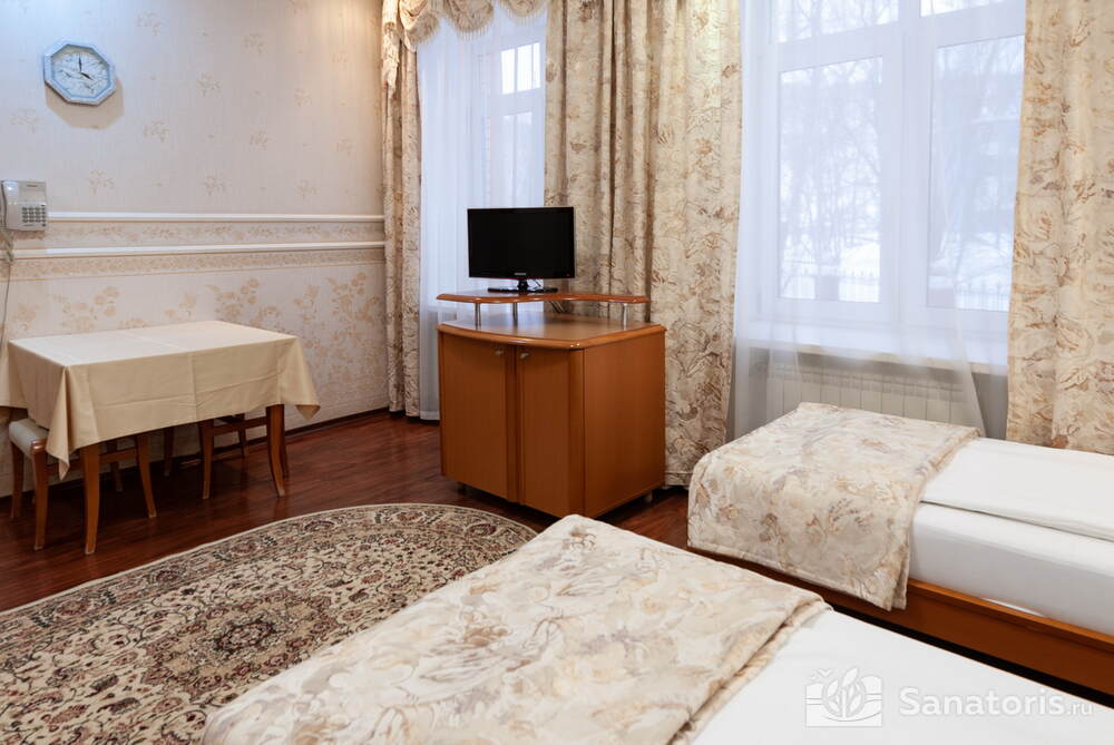 Однокомнатный стандартный двухместный номер (16 кв.м) Яшма