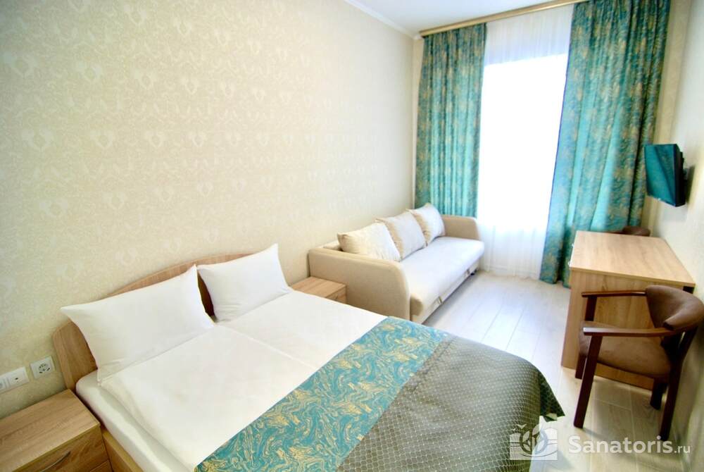 Однокомнатный стандартный одноместный номер (14 кв.м) Рубин