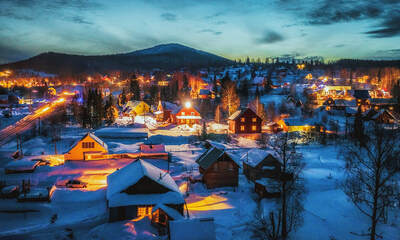 Поселок городского типа Шерегеш