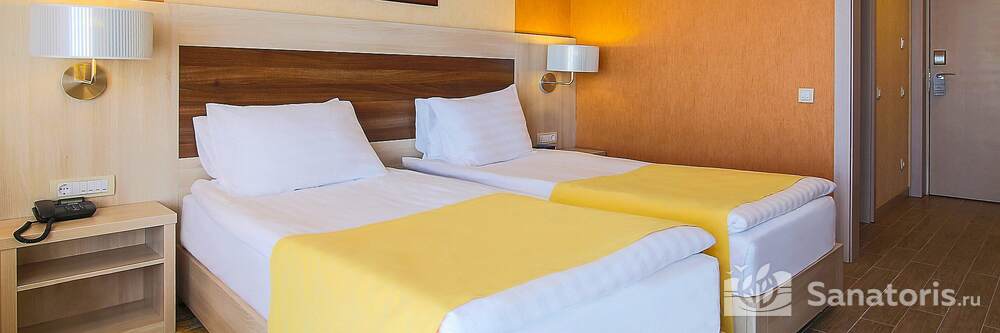 Стандартный двухместный TWIN с видом на море