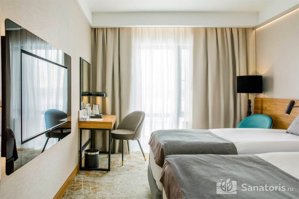 Стандартный номер с двумя односпальными кроватями Корпус GRAND