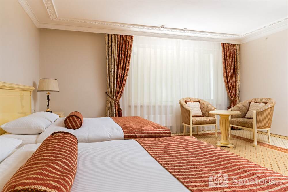 Номер первой категории СУПЕРИОР ТВИН (вид на стену)