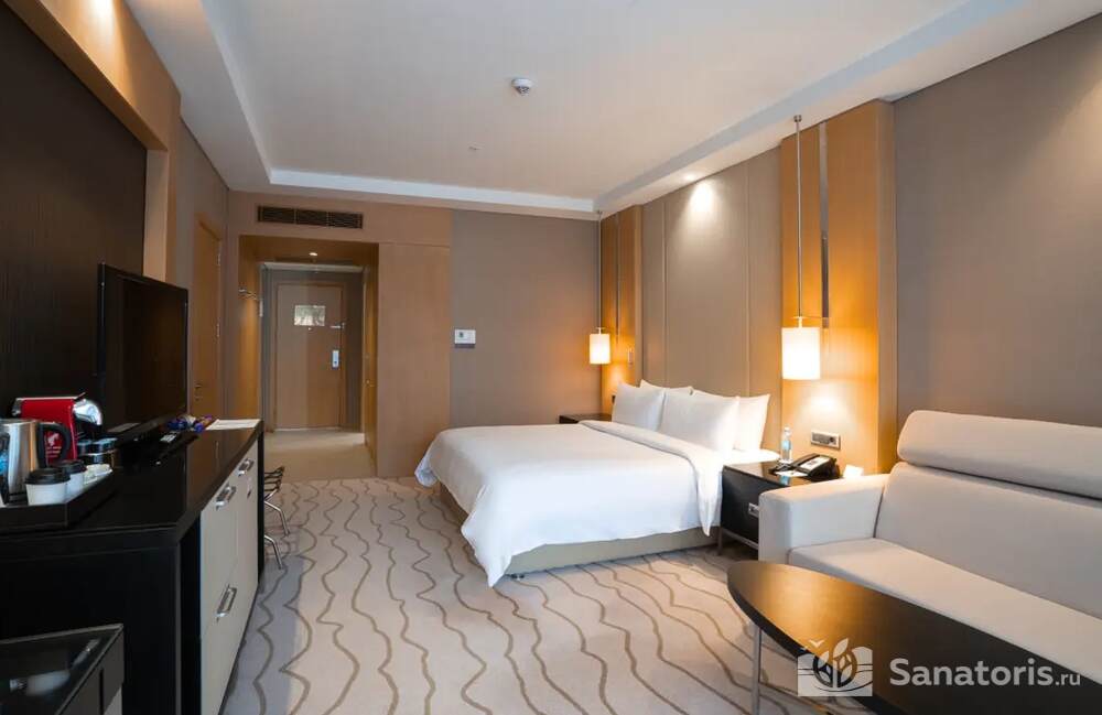 Делюкс с видом на горы с одной двуспальной кроватью