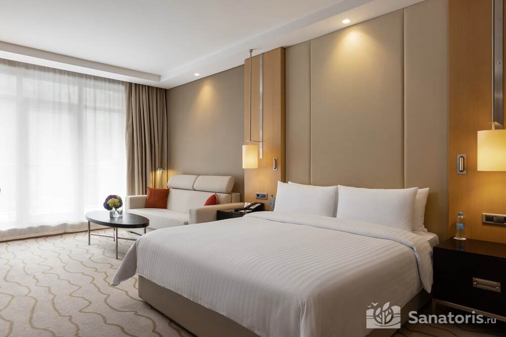 Делюкс с одной двуспальной кроватью