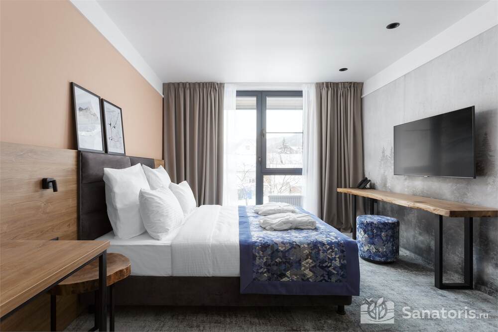 Двухместный номер Делюкс с 1 кроватью и балконом